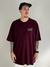 Camiseta Plus Size Blunt Regular Goofy Marsala - comprar online