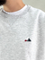 Moletom Careca Ous Crewneck Shoulders Cinza Mescla