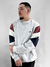 Moletom Careca Ous Crewneck Shoulders Cinza Mescla