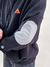 Moletom Canguru Ous Capuz Nylon K2 Preto