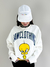 Moletom Cropped Baw Tweety X Looney Off White na internet