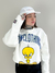 Moletom Cropped Baw Tweety X Looney Off White - comprar online