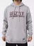 Moletom Plus Size Canguru Grizzly Og Stamp Hoodie Cinza