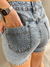 Shorts Feminino Jeans Hocks Intelecto II Azul Claro - Ska Skate Rock