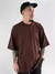 Combo Camiseta Ska Oversized Basic Branca Marrom