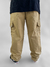 Calça Plus Size Confort Cargo Ska Sarja Caqui