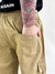 Calça Plus Size Confort Cargo Ska Sarja Caqui