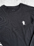 Camiseta Manga Longa Grizzly Mini Bear Script L/S Tee Preta