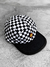 Boné Five Panel Riot Checkerboard Preto Branco