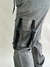Calça Cargo Jogger Sarja Tumblr Riot Chumbo - Ska Skate Rock
