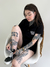 Macaquinho Riot Lady Death Preto - Ska Skate Rock