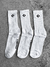 Kit 3 Meias Cano Médio Converse Star Chevron Branca - comprar online