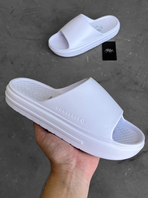 Chinelo Converse Slide Branco - comprar online