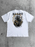 Camiseta Plus Size Blunt Regular Blackbeard Branca - loja online