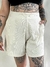 Shorts Feminino Puma Ess Elevated High-Rise Rib Off White - Ska Skate Rock