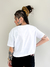 Cropped Converse Oversized Puff Fit Branco - comprar online