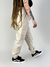Calça Cargo Jogger Sarja Riot Areia Clara