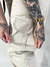 Calça Cargo Jogger Sarja Riot Areia Clara - loja online