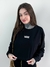 Cropped Manga Longa Vans Flying V Preto