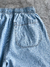 Calça Riot Ballon Cargo Jeans Delavê na internet