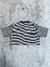 Cropped Baw Boxy Navy Stripes Pocket Azul Marinho - comprar online