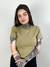 Cropped Element Logo Bbytee Bege - comprar online