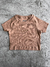 Cropped Babylook Approve Monochromatic Bege