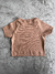 Cropped Babylook Approve Monochromatic Bege na internet