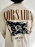Camiseta Plus Size Blunt Regular Corsairs Bege - Ska Skate Rock