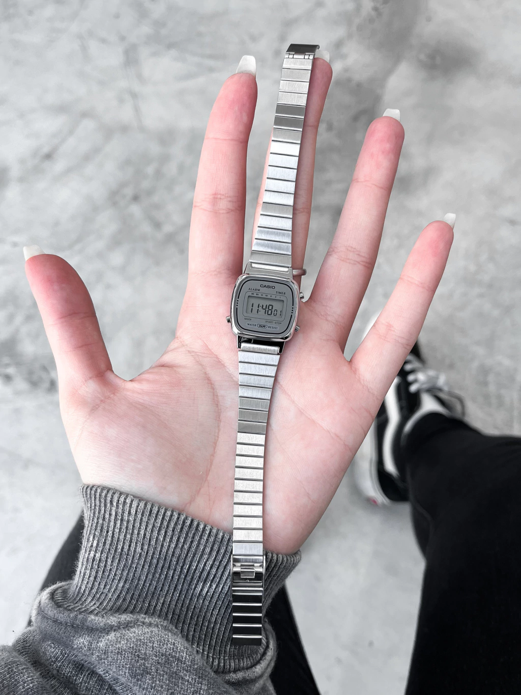 Relógio Casio Vintage Digital LA670WA-7DF-SC Prata