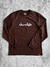 Camiseta Chocolate Manga Longa Chunk Ls Tee Marrom - comprar online