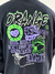 Camiseta Manga Longa Orange Brand State Authority Preta