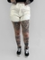Shorts Feminino Moletom Volcom Lil Fleece Off White