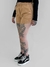Shorts Feminino Moletom Volcom Lil Fleece Bege