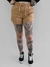 Shorts Feminino Moletom Volcom Lil Fleece Bege