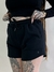 Shorts Feminino Moletom Volcom Lil Fleece Preto