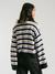 Blusa Tricot Feminino Volcom Bubble Tea Multicor Preta