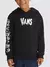 Moletom Canguru Infantil Vans Skeleton PO Preto