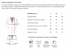 Pijama de Seda Venecia Cremita - Dra. Florencia Paniego