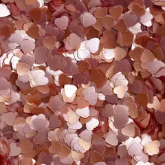 Imagen de Corazones glitter comestibles (sin gluten, kosher, veg)