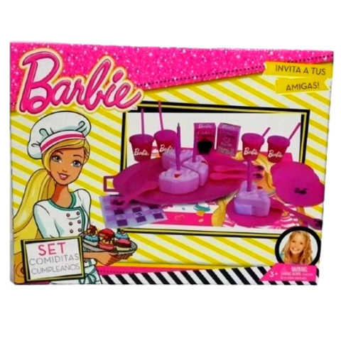COMIDITAS BARBIE SET CUMPLEAÑOS