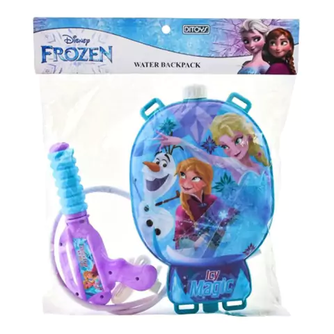 PISTOLA LANZA AGUA FROZEN CON MOCHILA
