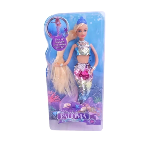 Muñeca Paloma Sirena Encantada