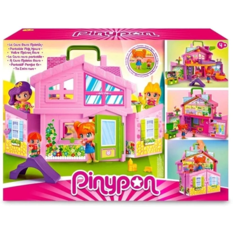 PINYPON CASA ROSA CON MALETIN