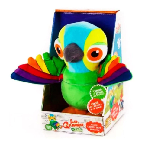 LORITO PEPE PELUCHE LA GRANJA DE ZENÓN