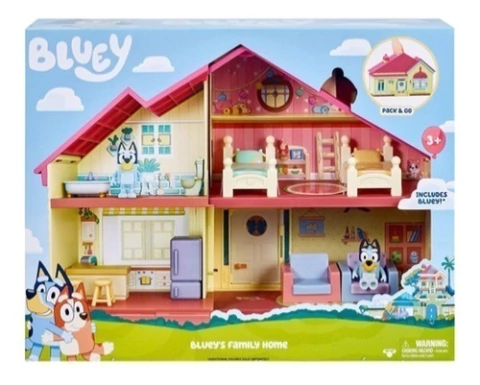 CASA FAMILIAR BLUEY CON MUÑECO INCLUIDO