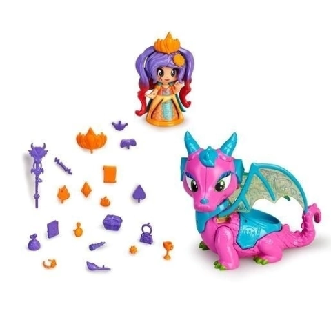 PINYPON REINA Y DRAGÓN VOLADOR