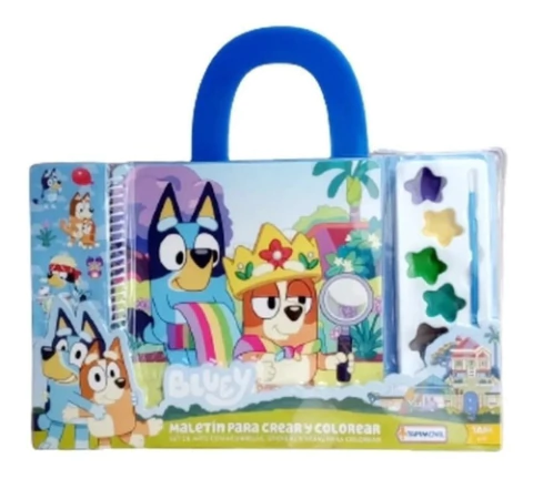MALETÍN PARA CREAR Y COLOREAR BLUEY
