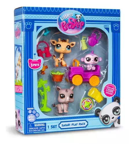 LITTLE PET SHOP PACK X3 CON VEHICULO Y ACCS