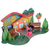 Mini Beat Power Rockers - Figura C/ Escenario Discovery Kids en internet